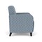 Lesro Siena Lounge Reception Guest Chair, Black, RS Rain Song Back, MD Titan Seat, RS Rain Song Arm Panels SN1101 - alternate 3